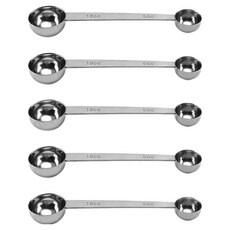 KALDIN 雙面不鏽鋼計量烘焙勺, 5個