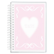 wannathis 可愛雙面離型紙收納貼紙簿 S, 蝴蝶結, 1個, 40張