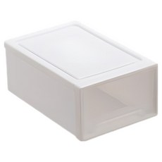 Birevo 抽屜式書桌整理桌面直立收納盒, 1個, 白色