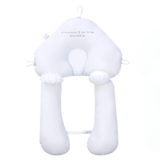 QLZHS 新生兒安撫定型枕, 小清新藍