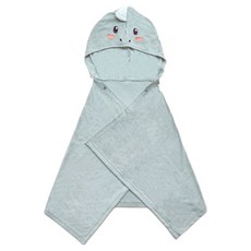 嬰幼兒用純竹纖維動物刺繡浴袍 M, 1個, 龍