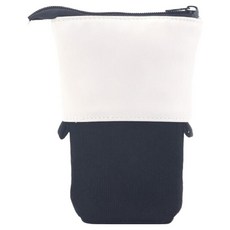 Mungudam 鉛筆筒 多用途 可折疊 多功能 站立式 筆盒, 1個, 03 黑色