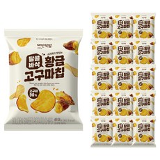 비단식당 달콤바삭 황금고구마칩, 16개, 60g