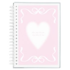 wannathis 可愛雙面離型紙收納貼紙簿 M, 緞帶, 1個, 40張