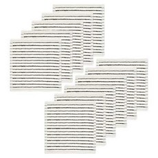 Teto 條紋 Supima 手巾 34 x 34 cm, 黑色, 11個