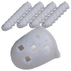 비쇼메르 간편한 실리콘 손가락 보호대 28 x 51 mm, 그레이 2호, 40개
