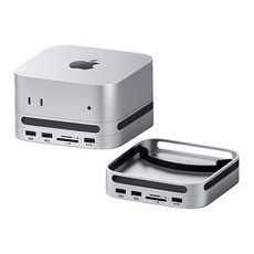 HAGiBiS 海備思 鋁合金Type-C擴充底座M.2 NVMe硬碟盒 + HDMI 4K/60Hz 銀色, MC65H, 1組