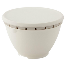 LIBERALISTA 雙層瀝水碗組, 1個, 白色