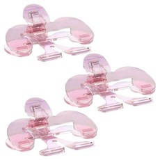 Herajin 便攜式輕量閱讀架 3入, 透明粉紅色