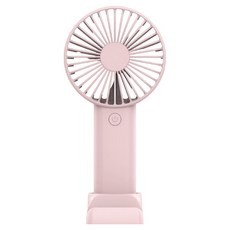 뉴클 휴대용 탁상용 무선 미니 손선풍기, NCFA-2K-10-FH, 핑크