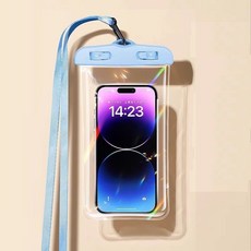 방수팩 여름 휴대폰 워터파크 워터밤 물놀이 테블릿 방수파우치, 1개, 블루