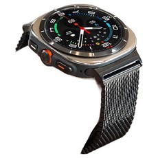 BUILTIN Galaxy Watch Ultra 金屬磁吸錶帶, 1個, 極致黑