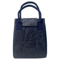 牛皮紙感性托特便當袋 BRP415, 1個, 海軍藍