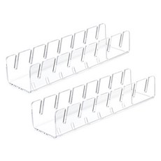 Joinmade Blackmade 壓克力帽子整理收納架, 2個, 白色