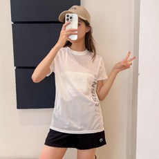 엘쏘 여성용 요가 필라테스 헬스 트레이닝 운동 반팔 티셔츠 + 반바지 세트