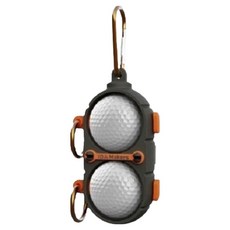 IdMakers 拉開安全別針球自動收納手榴彈高爾夫球袋 2顆, 1個, 橘色
