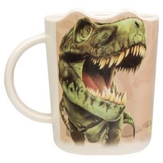 LiLFANT 國家地理 竹纖維杯 暴龍, 250ml, 1個, 混合顏色