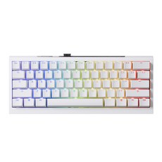 Ducky ONE X Mini 60% 無線三模 PBT 二色成形 英文鍵盤, 白色, DKON2461AST3-DAUSPDOECL2WW1, 線性電感軸