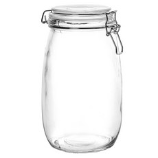 ibili 扣式密封玻璃罐 1470ml 氣密保鮮 透明易清洗, 1罐