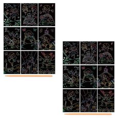 알로데 창작 스크래치 페인팅, 08요정, 2세트