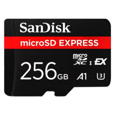 SanDisk 晟碟 microSD Express A1U3記憶卡, 256GB, 1個