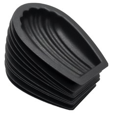 Hanomad 韓國製造 雙面塗層 加深瑪德蓮模具 1孔, 10個