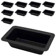 Hanomad 韓國製造 深型費南雪模具 1孔 雙面塗層, 10個