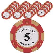 德州撲克遊戲籌碼, 面值5, 20個