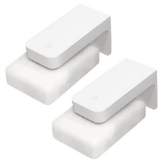 ARUA 現代磁吸式肥皂架, 白色, 2個
