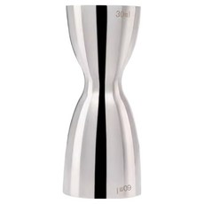 Teal House SUS 304 U形量酒器 30ml 60ml, 銀色, 1個