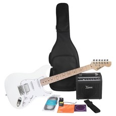 Xenon 일렉기타 + 가방 + 앰프 + 구성품 9종 세트, 메이플화이트(기타), 블랙(가방, 엠프), 1세트, GP-3MWH