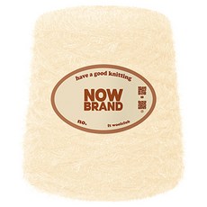WoolClub NOW BRAND 大容量高級菜瓜布線 600g, 136 黃象牙色, 1個