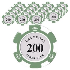 德州撲克遊戲籌碼, 面值200, 20個