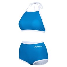 renoma 女款繞頸鬆餅格紋比基尼 RN-LS2F551