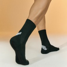 LI2 Wing 跑步及膝襪, 3個, 黑色