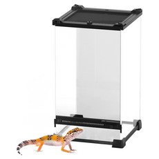 Mimineaqua Nomopet 爬蟲類蜥蜴生態缸飼養箱 可堆疊式 YL-10 20 x 20 x 30 cm, 1個, 透明