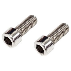 자전거 물통케이지 볼트 나사 실 2p 세트, 실버, 1세트