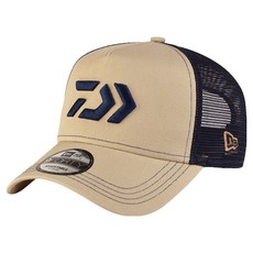 DAIWA 大和 New Era 聯名款半網眼釣魚帽 DC-5504NK, 米色