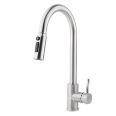 SAMWON COBRA 不鏽鋼單孔廚房伸縮水龍頭 SFS-1004, 1個