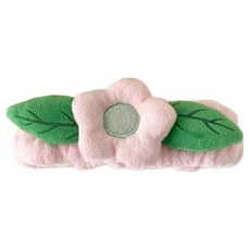 난리시스터즈 귀여운 꽃모양 세안밴드, 1개, 핑크