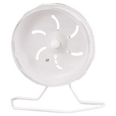 딩동펫 햄스터 무소음 런닝휠 쳇바퀴, 화이트, 1개