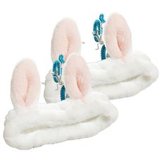 난리시스터즈 토끼귀 세안밴드, 2개, 화이트