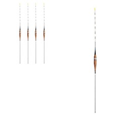 SAPA Dodo 梧桐木流線型LED淡水釣魚電子浮標 40cm, 隨機出貨, 5個