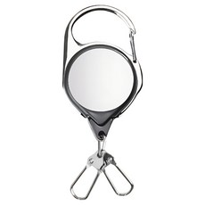 히트페이스 이중고리 양면 미러핀온릴 E27, 블랙, 1개