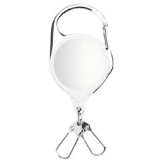 HIT PACE 雙環雙面鏡面伸縮扣 E27, 1個, 白色