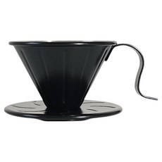 BeanPlant 不鏽鋼咖啡手沖濾杯 黑色, 250ml, 1個, 單品