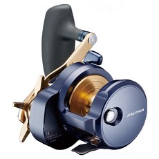 DAIWA 大和 22 Saltiga 鐵板捲線器 紅甘 青甘 雙軸捲線器, 15H, 混合色