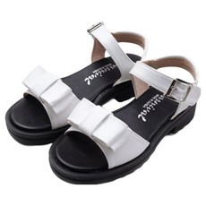 女童用 Foot Foot 經典蝴蝶結厚底涼鞋