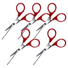 HAIDON 海東 釣具社 Ssapa 多功能剪刀, 混合顏色, 5個