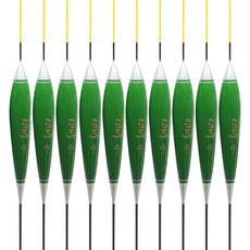 SAPA Dodo Green 流線型泥地底釣浮標 35cm, 10個, 混色